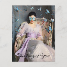 Butterfly Dreams II Denken Sie an Sie Postkarte