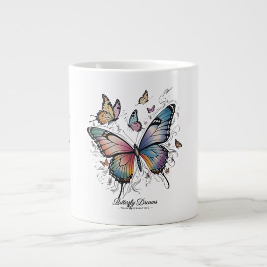 Butterfly Dreams Jumbo Tasse - Wandel (Vorderseite)