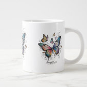 Butterfly Dreams Jumbo Tasse - Wandel (Rechts)