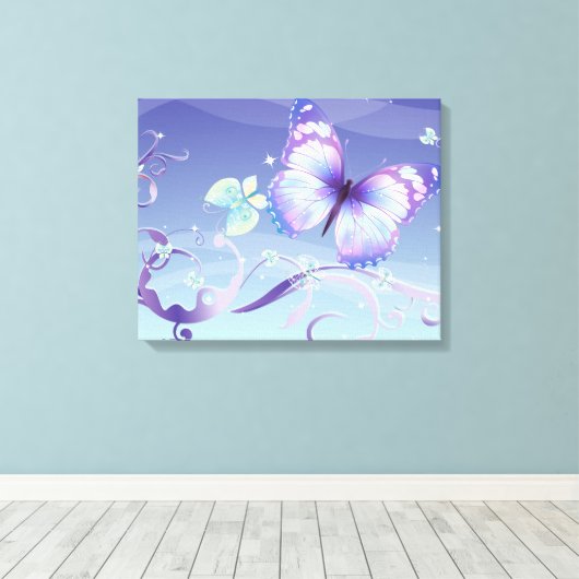 Butterfly Dreams Leinwand (Insitu (Holzboden))