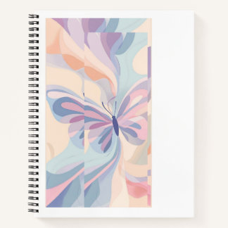 Butterfly Dreams Notebook – Soft Pastel Cover, Lin Notizblock