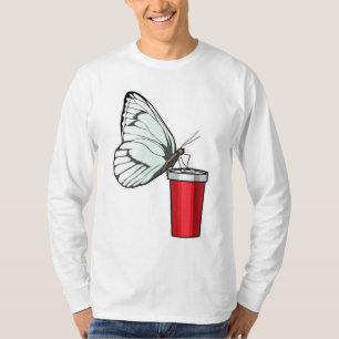 Butterfly Drink Tasse T-Shirt
