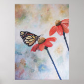 Butterfly-Druckauftrag Poster (Vorne)