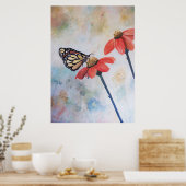 Butterfly-Druckauftrag Poster (Küche)
