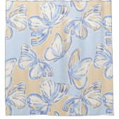 Butterfly-Duschvorhang Duschvorhang (Vorderseite)