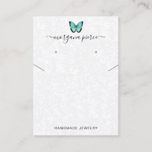 Butterfly-Earring und Nekklace-Display-Holder Visitenkarte