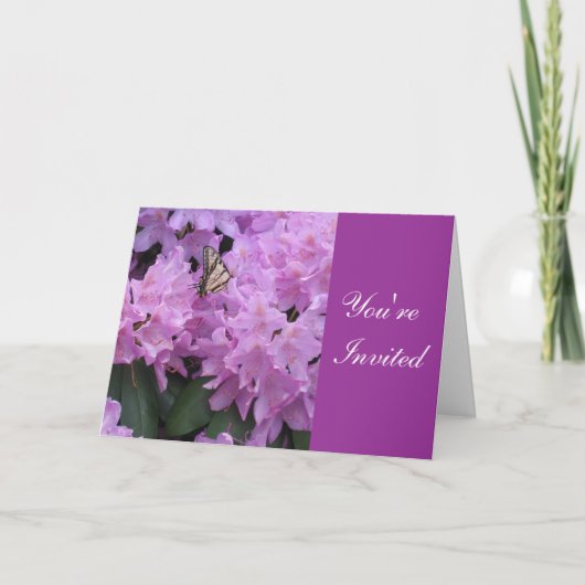 Butterfly Einladung (Vorderseite)