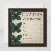 Butterfly-Einladung Einladung (Vorderseite)