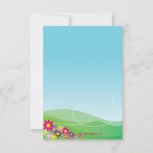 Butterfly-Einladung Einladung (Rückseite)