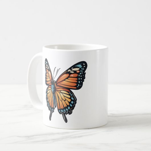 Butterfly & Elephant Tasse & Cups (Vorderseite Links)