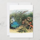 Butterfly Elf Artwork Niedlich Elves Schmetterling Einladung (Rückseite)