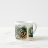 Butterfly Elf Artwork Niedlich Elves Schmetterling Espressotasse (Vorderseite Rechts)