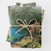 Butterfly Elf Artwork Niedlich Elves Schmetterling Geschenkpapier Set (Beispiel)