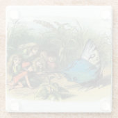 Butterfly Elf Artwork Niedlich Elves Schmetterling Glasuntersetzer (Rückseite)