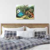 Butterfly Elf Artwork Niedlich Elves Schmetterling Leinwanddruck (Insitu (Schlafzimmer))
