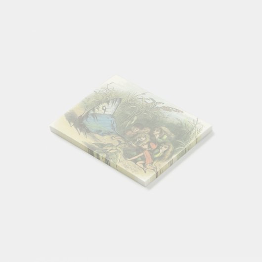 Butterfly Elf Artwork Niedlich Elves Schmetterling Post-it Klebezettel (angewinkelt)