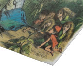 Butterfly Elf Artwork Niedlich Elves Schmetterling Schneidebrett (Ecke)