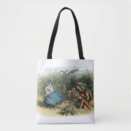 Butterfly Elf Artwork Niedlich Elves Schmetterling Tasche (Vorderseite)