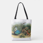 Butterfly Elf Artwork Niedlich Elves Schmetterling Tasche (Rückseite)