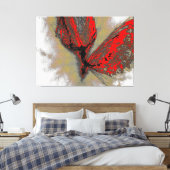 Butterfly Energy Canvas Leinwanddruck (Insitu (Schlafzimmer))