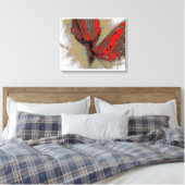 Butterfly Energy Canvas Leinwanddruck (Insitu (Schlafzimmer))