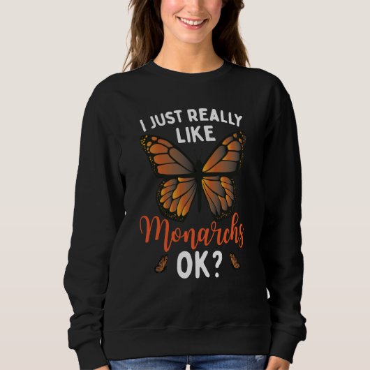 Butterfly Entomology Monarch Sweatshirt (Vorderseite)