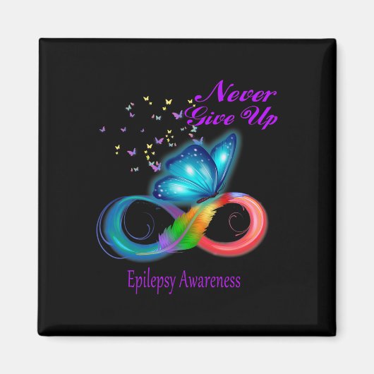Butterfly Epilepsy Awareness Magnet (Vorne)