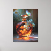 Butterfly Essence - Verzaubertes Blumenparfüm Leinwanddruck (Vorderseite)