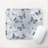 Butterfly Evil Eye Pattern auf Perle Mousepad (Mit Mouse)