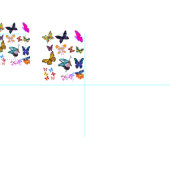 Butterfly Fabric Stoff (Kachel)