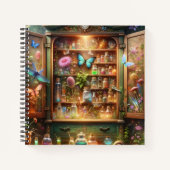 Butterfly Fairy Apothecary Enchanted Cabinet Notizblock (Vorderseite)