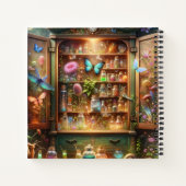 Butterfly Fairy Apothecary Enchanted Cabinet Notizblock (Rückseite)