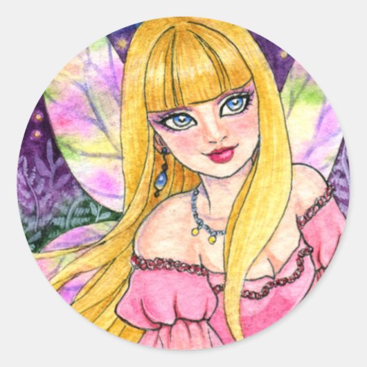 Butterfly Fairy Fantasy Stickers von Ann Howard (Vorderseite)