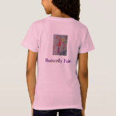 Butterfly Fairy Girls' T - Shirt (Rückseite)