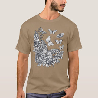 Butterfly Fairy Grunge Fairycore Ästhetische Goth T-Shirt