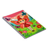 Butterfly Fairy Illustration in Whimsical Forest Notizblock (Rechte Seite)