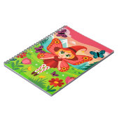 Butterfly Fairy Illustration in Whimsical Forest Notizblock (Linke Seite)