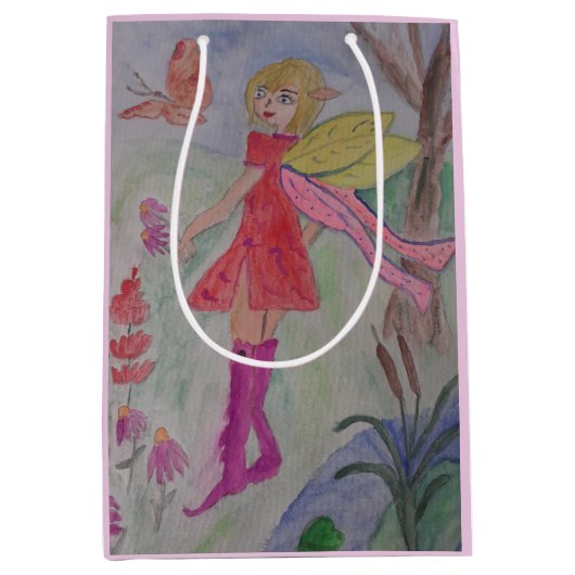 Butterfly Fairy Mittlere Geschenktüte (Vorderseite)