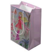 Butterfly Fairy Mittlere Geschenktüte (Rückseite Schrägansicht)