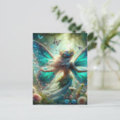 Butterfly Fairy Postkarte (Stehend Vorderseite)