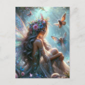 Butterfly Fairy Postkarte (Vorderseite)