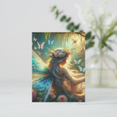 Butterfly Fairy Postkarte (Stehend Vorderseite)