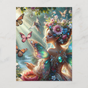 Butterfly Fairy Postkarte