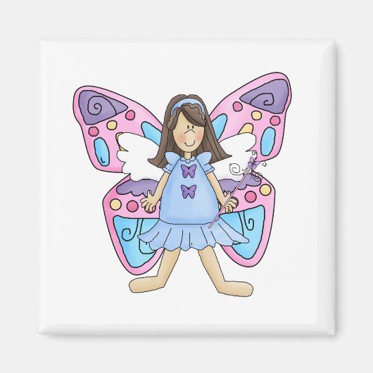 Butterfly Fairy Princess Magnet (Vorne)