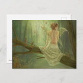 Butterfly Fairy Queen Postkarte (Vorne/Hinten)