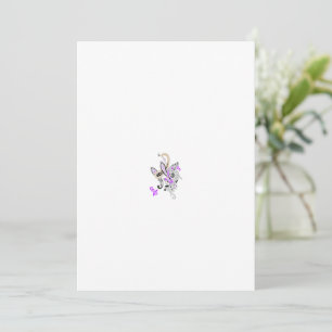 Butterfly Fairy Tattoo Vector - Vintage Blumenart Einladung