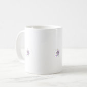Butterfly Fairy Tattoo Vector - Vintage Blumenart Kaffeetasse (Vorderseite Links)