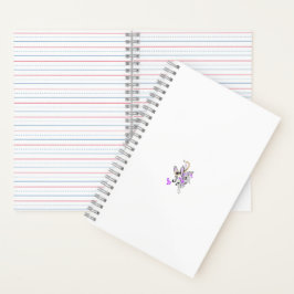 Butterfly Fairy Tattoo Vector - Vintage Blumenart Notizblock