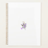 Butterfly Fairy Tattoo Vector - Vintage Blumenart Planer (Vorderseite)