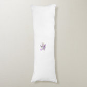 Butterfly Fairy Tattoo Vector - Vintage Blumenart Seitenschläferkissen (Vorderseite Vertikal)